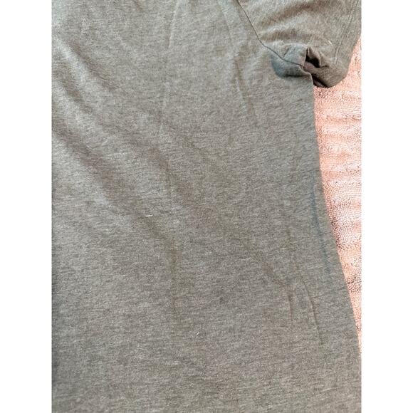 North Face Size Medium Half Dome Short Sleeve Cotton Blend Green Crew Neck Shirt - Picture 8 of 8